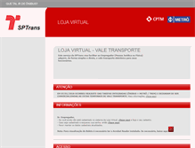 Tablet Screenshot of lv.sbe.sptrans.com.br